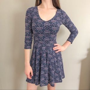 Abercrombie & Fitch floral A-line dress